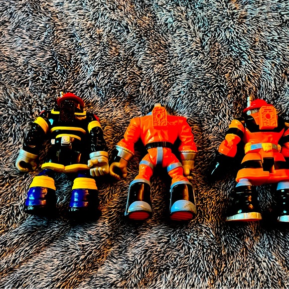 Mattel  rescue heroes firefighters action figures - Picture 2 of 4